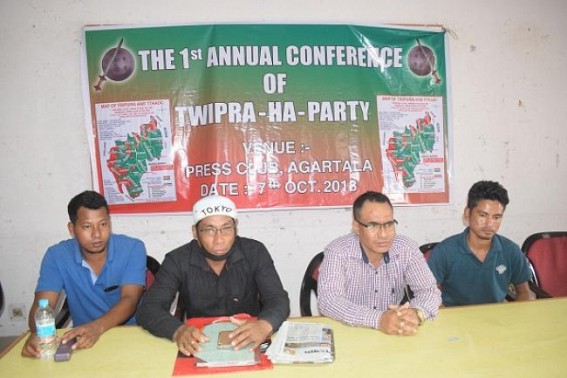 New 'TWIPRA-HA' party formed with Tipraland demand New 'TWIPRA-HA' party formed with Tipraland demand