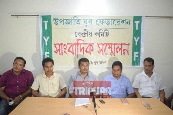 37 attacked, 281 houses vandalized, burnt under BJP-IPFT Govt : TYF 37 attacked, 281 houses vandalized, burnt under BJP-IPFT Govt : TYF