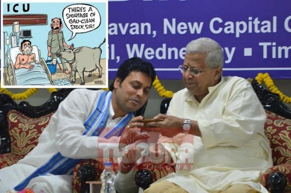 ‘Excess GOMUTRA, GRASSES, GANJA’; Tripura Netizens slam RSS theory of Internet, Satellites during Mahaharat Era :Biplab Deb’s foolish utterings dent Tripura’s image nationwide, India’s crores of public laugh at RSS Mythological claims ‘Excess GOMUTRA, GRASSES, GANJA’; Tripura Netizens slam RSS theory of Internet, Satellites during Mahaharat Era :Biplab Deb’s foolish utterings dent Tripura’s image nationwide, India’s crores of public laugh at RSS Mythological claims