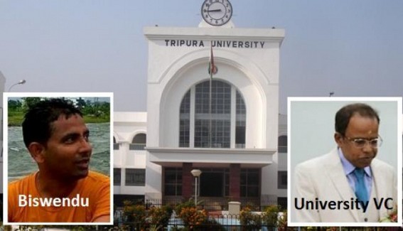 TU Corruption : VC appoints a corrupt bootlicker as Lecturer without Qualification in exchange of buttering ToI, UNI News coverage TU Corruption : VC appoints a corrupt bootlicker as Lecturer without Qualification in exchange of buttering ToI, UNI News coverage