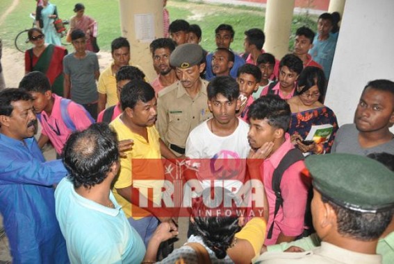 Fight emerged among Class-9 student's Father and Class-12 students at Netaji School 