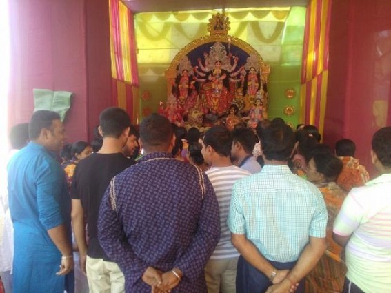 â€˜Astra pujaâ€™, â€˜Anjaliâ€™ mark Astami : â€˜Maha-Prasadâ€™ served across clubs, temples in Tripura