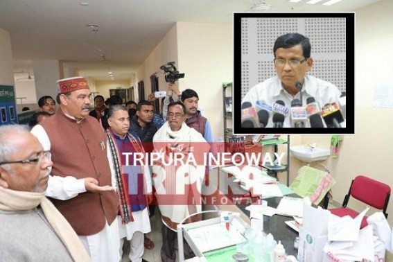 Manik Sarkar Govtâ€™s Pre-Election game exposed : 'It's not Possible that No Doctor was there in GB', Tripura Health Minister flatly denies to believe GB left Doctorless in 'Day-time' ! 