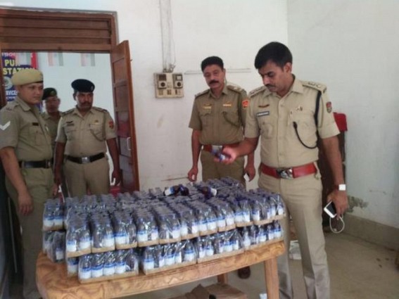 Phensedyl seized worths lakh at Udaipur Phensedyl seized worths lakh at Udaipur