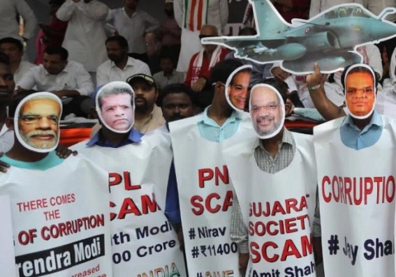 SCâ€™s tight slap to JUMLA Modi-Ambani's Rafale Deal Rs 58000 crores scam : SC orders Centre to furnish Rafale papers within 10 Days, Tripura & Other State Opposition Parties condemn Modiâ€™s corruption