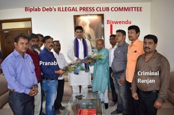 Court terminated Agartala Press Club's Illegal occupiers : Pranab Sarkar Gangâ€™s (Biplabâ€™s Media Mafia) Illegal â€˜No Contestâ€™ Election dismissed, banned from operating Press Club Funds, Old Elected committee to take charge from Friday 