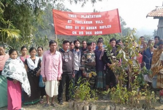 Assam Rifles organizes interaction with village heads