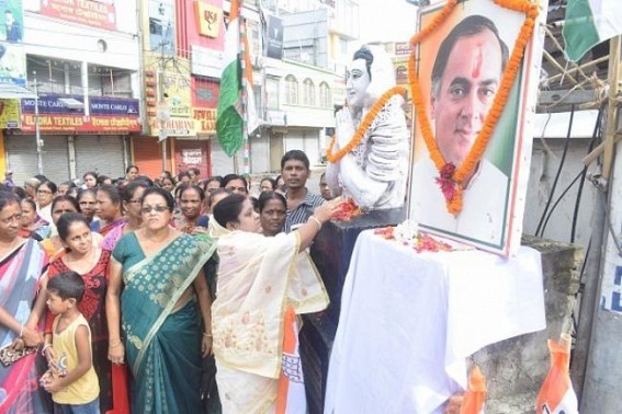 Congress pays tribute to Rajiv Gandhi