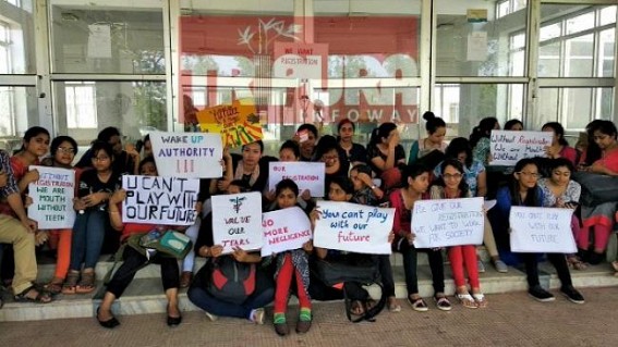 Tripura Veterinary students go on Strike demanding Registrations : â€˜Without Registrations we are worthlessâ€™, say students 
