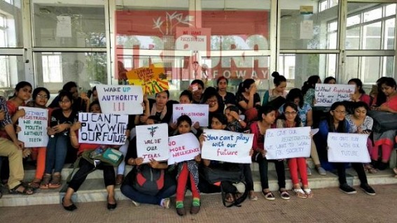 Tripura Veterinary students go on Strike demanding Registrations : ‘Without Registrations we are worthless’, say students Tripura Veterinary students go on Strike demanding Registrations : ‘Without Registrations we are worthless’, say students