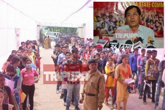 CPI-M demands Investigation in Biplab Deb Govt's Job Fair blunder : 'Be more alert while sending state youths outside', says MP Jiten Chaudhury CPI-M demands Investigation in Biplab Deb Govt's Job Fair blunder : 'Be more alert while sending state youths outside', says MP Jiten Chaudhury