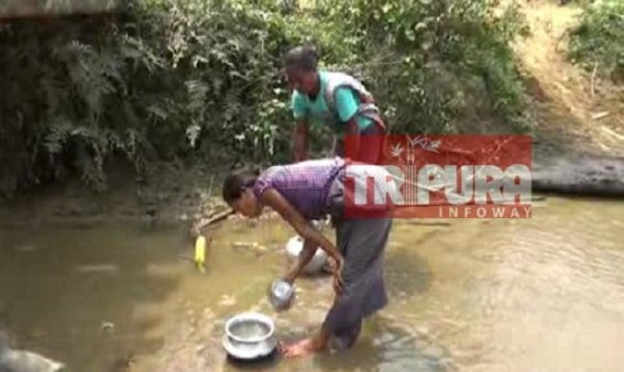 No water supply reached at Beharam Bari village in Amarpur