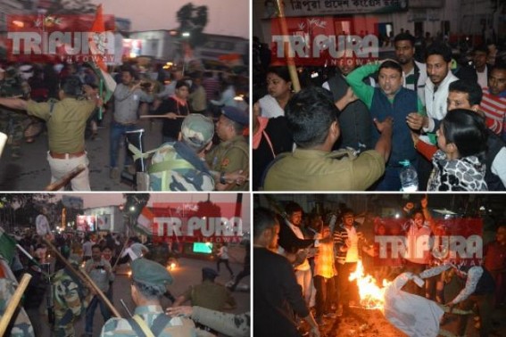 Brutal Attacks on Congress activists, Journalists, women by TRS, Police during Anti-CAB Protest, 3 seriously injured : Congress calls for Strike tomorrow, burns Modi’s effigy Brutal Attacks on Congress activists, Journalists, women by TRS, Police during Anti-CAB Protest, 3 seriously injured : Congress calls for Strike tomorrow, burns Modi’s effigy