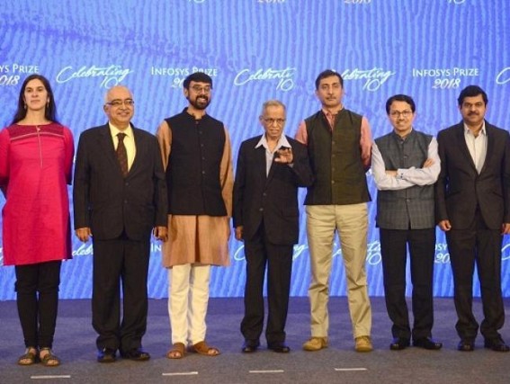 Infosys Science Foundation awards prizes to 6 winners Infosys Science Foundation awards prizes to 6 winners