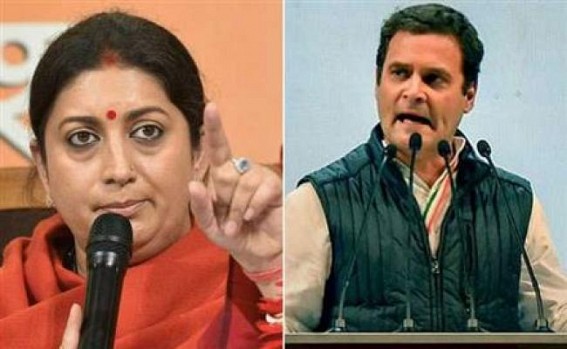 Rahul mocks Modi over Kotler award, Irani hits back