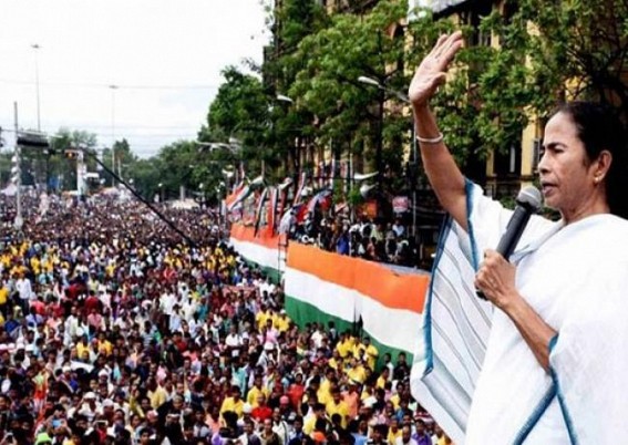 Tens of thousands attend Bengal's mega anti-BJP rally Tens of thousands attend Bengal's mega anti-BJP rally
