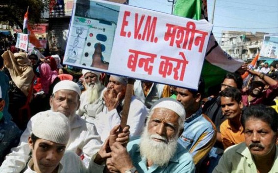 BJP calls EVM row Congress sponsored BJP calls EVM row Congress sponsored