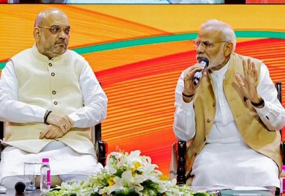 Modi, Shah tear into the Opposition Modi, Shah tear into the Opposition