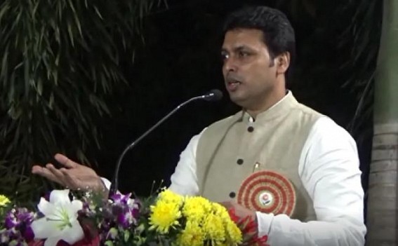 ‘Tripura walking fast’, says Biplab Deb ‘Tripura walking fast’, says Biplab Deb