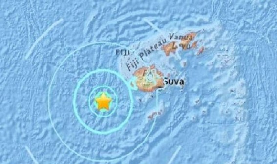 6.2-magnitude earthquake strikes Fiji island