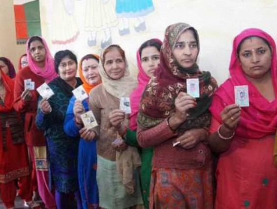 68.74% voting in Rajasthan by-election till 3 p.m. 68.74% voting in Rajasthan by-election till 3 p.m.