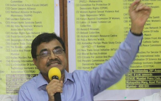 Dalit intellectual Teltumbde nabbed in Mumbai Dalit intellectual Teltumbde nabbed in Mumbai