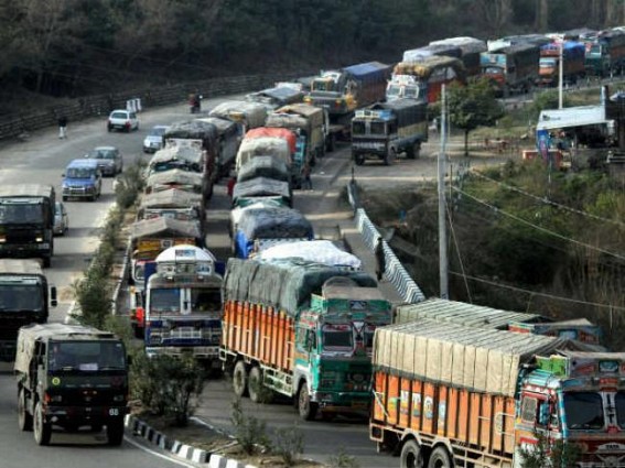 Jammu-Srinagar highway restored partially Jammu-Srinagar highway restored partially