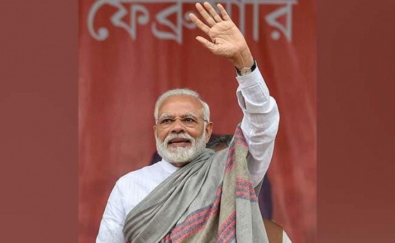 Modi launches developmental projects in Andhra amid protests Modi launches developmental projects in Andhra amid protests