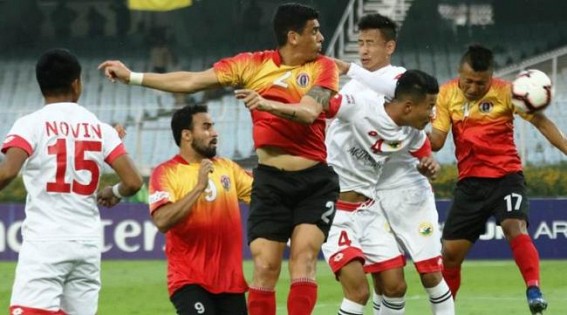 I-League: East Bengal jump to 3rd with 5-0 win over Lajong