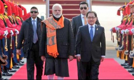 Modi in Seoul: To accept peace award, unveil Gandhi bust Modi in Seoul: To accept peace award, unveil Gandhi bust