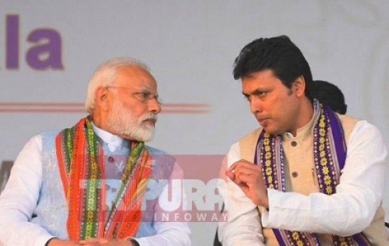 Biplab Deb calls Opposition 'misusers' of India’s Democratic Liberalism for not Praising Modi in Assembly Biplab Deb calls Opposition 'misusers' of India’s Democratic Liberalism for not Praising Modi in Assembly