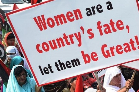 Pakistani women protest against workplace harassment, child marriage Pakistani women protest against workplace harassment, child marriage
