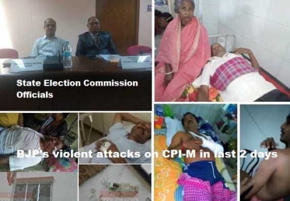 Under Crime Queenâ€™s instructions, BJPâ€™s violent attacks on Opposition continue amid model-code of conduct : Many injured in last 24 hrs, CPI-M complains to EC