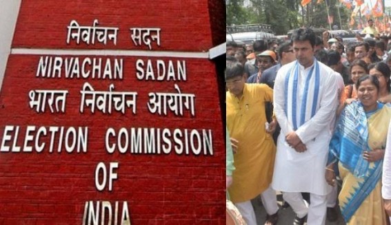 Complaint filed against Biplab Deb for vulnerable election speech & lies breaking protocols Complaint filed against Biplab Deb for vulnerable election speech & lies breaking protocols