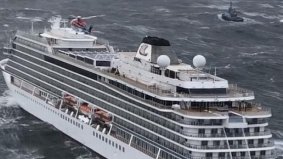 Cruise ship evacuating 1,300 people off Norway coast
