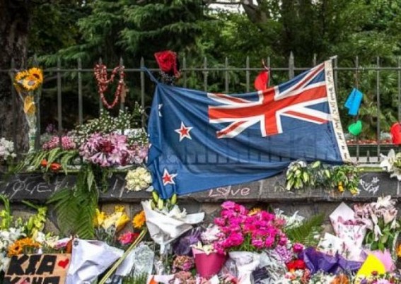 Christchurch attack graffiti on California mosque Christchurch attack graffiti on California mosque