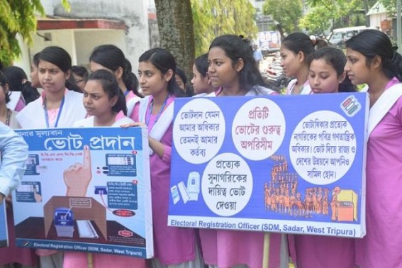 College Students organise voters' awareness campaign