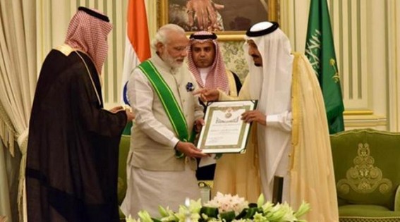 UAE awards Modi highest civilian honour UAE awards Modi highest civilian honour