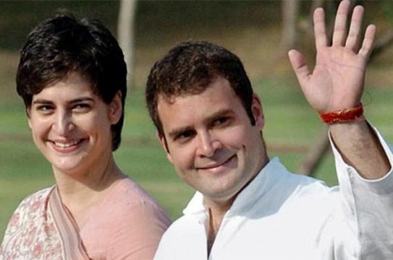 Rahul, Priyanka's UP rally cancelled over bad weather Rahul, Priyanka's UP rally cancelled over bad weather