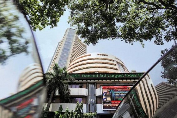 Sensex down 340 points over weakness in rupee