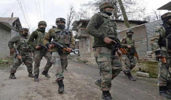 RSS leader shot, Army out in J&K town