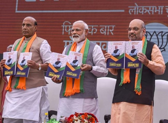 Blunder in BJP’s Election manifesto, says, ‘commit crimes against women’ Blunder in BJP’s Election manifesto, says, ‘commit crimes against women’