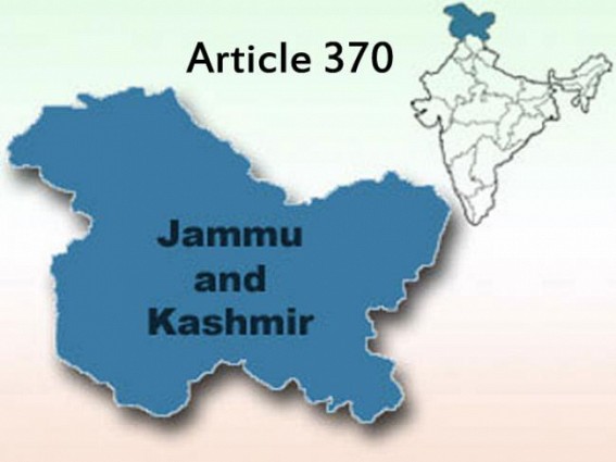 'Reject Article 370 as Kashmir's connect to India' 'Reject Article 370 as Kashmir's connect to India'