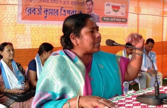 Netizens troll Tripura BJP MP candidate for giving life threat to IPS officer Netizens troll Tripura BJP MP candidate for giving life threat to IPS officer