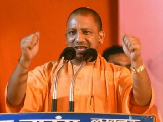EC ban on, Yogi lands in Ayodhya, meets sants