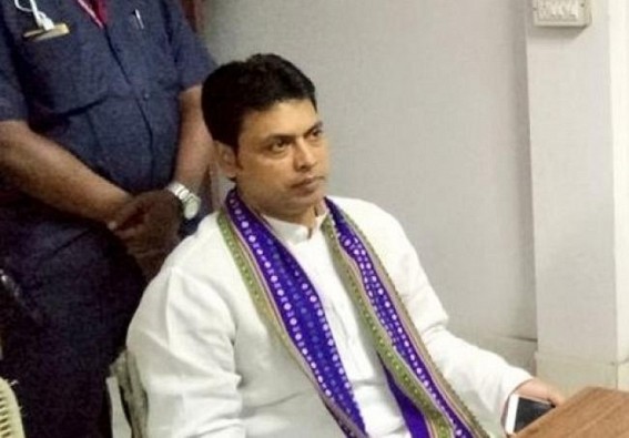 Congress demands resignation of Biplab Deb from CM post Congress demands resignation of Biplab Deb from CM post
