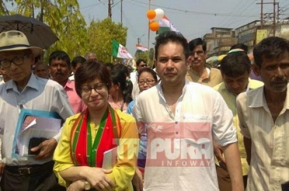 BJP-IPFT cowards attack Princess Pragya’s rally under Minister Mebar Jamatia’s Order BJP-IPFT cowards attack Princess Pragya’s rally under Minister Mebar Jamatia’s Order