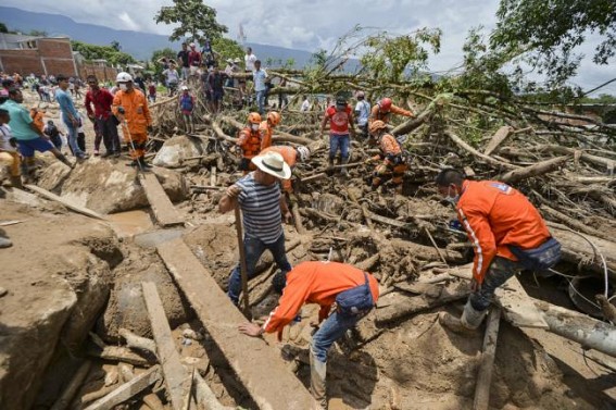 Mudslide kills 14 in Colombia