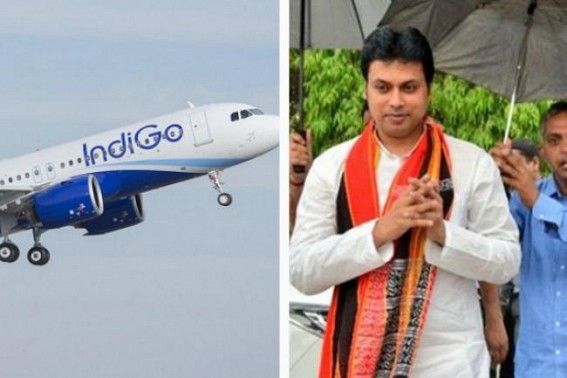 Indigo flight takes off 1 hour late from Agartala as Biplab Deb wakes up late Indigo flight takes off 1 hour late from Agartala as Biplab Deb wakes up late