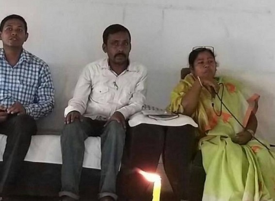 Pratima Bhowmik starts meeting at Dhanpur in Re-Poll fear Pratima Bhowmik starts meeting at Dhanpur in Re-Poll fear